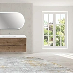 Тумба под керамическую раковину Mia 1200 подвесная, 2 выкатных ящика soft close, V.Oak