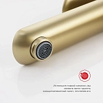 Смеситель для раковины Raglo R03.15.03 матовое золото