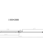 Душевой уголок Vincea Dice VSR-4D9014CL, 1400*900, хром, стекло прозрачное