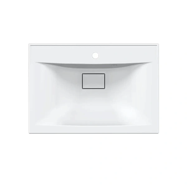 Раковина Vincea VCB-3M650W из искусственного камня, цвет белый