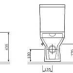 Унитаз-компакт AM.PM Spirit V2.0 C708600WH с микролифтом