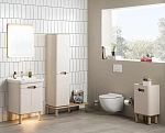 Инсталляция с унитазом VITRA Sento 9830B003-7207 кнопка матовый хром