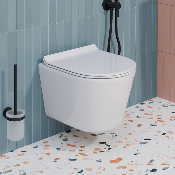 Инсталляция Grohe Rapid SL с подвесным унитазом Ceruttispa Luigi Aria, смыв "Торнадо", сиденье микролифт