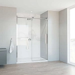 Душевая дверь Vincea Como Soft VDS-1CS140CL, 1400, хром, стекло прозрачное
