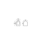 Универсальное сиденье для унитаза VITRA 110-003-019