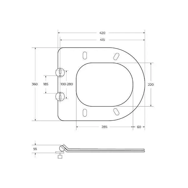 Быстросъемное cиденье для унитаза BelBagno BB2111SC, с микролифтом