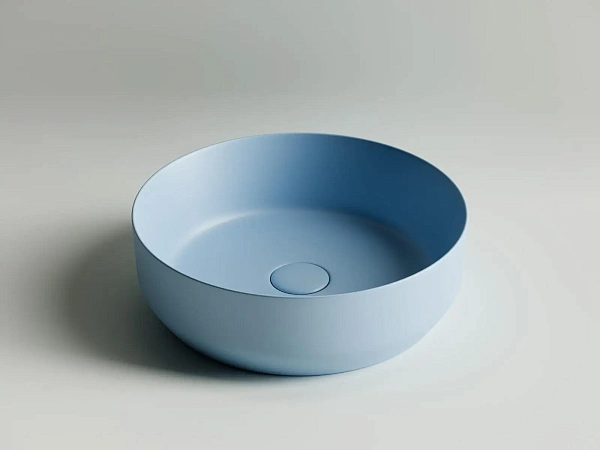 Накладная раковина Ceramica Nova Element CN6022ML, 39 см, матовый голубой