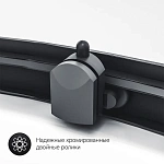 W90G-404-120280-BT Gem Twin Slide 120x80. Душевое ограждение,120x80, профиль черный мат., стекло про