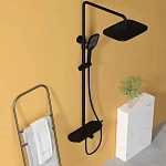 Душевая система с прогрессивным картриджем Santerika Cosmo SAN.86003.BL