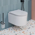Инсталляция Grohe Rapid SL 38772001 с подвесным унитазом OLIVE'S VR30116DP, смыв "Торнадо", сиденье микролифт