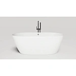 Ванна из искусственного камня Salini Sofia Light S-Sense 165х75, белая глянцевая, 103711G