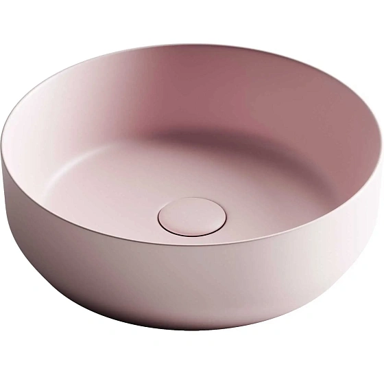 Накладная раковина Ceramica Nova Element CN6022MP, 39 см, матовый розовый