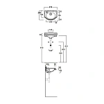Подвесная раковина Simas Arcade AR035bi*0 37.5 см