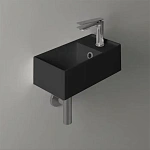 Подвесная раковина Simas Agile AG20 nero matt*1 40 см, черная матовая