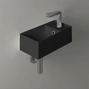 Подвесная раковина Simas Agile AG20 nero matt*1 40 см, черная матовая