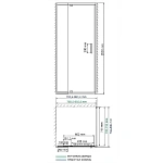 Душевой уголок WasserKRAFT Berkel 80х80 см 48P02