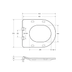 Сиденье для унитаза BelBagno Amanda BB051SC, с микролифтом