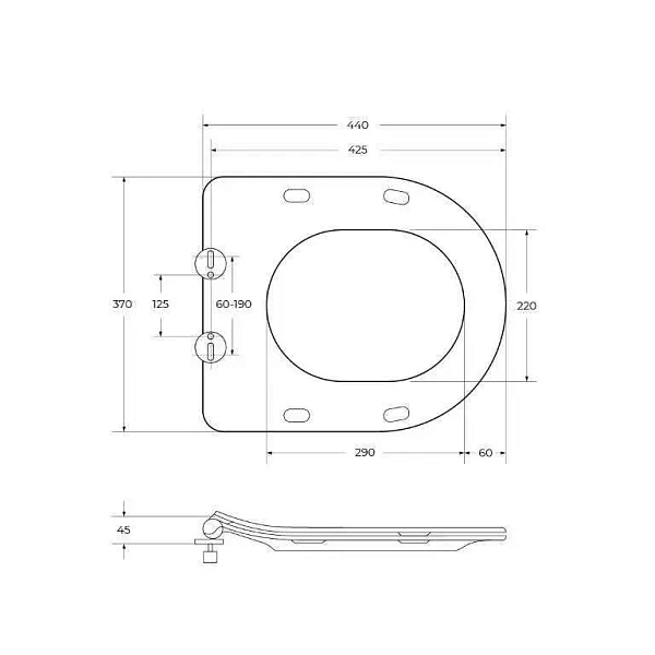 Сиденье для унитаза BelBagno Amanda BB051SC, с микролифтом