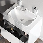 M8FFUX0801WG Func, База с нишей, 1 ящик (pull-out), 80 см, цвет белый глянец