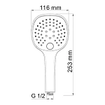 Душевая лейка WasserKRAFT A050