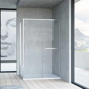 Душевой уголок Vincea Slim Soft VSR-1SS1015CL, 1500*1000, хром, стекло прозрачное