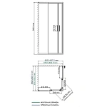 Душевой уголок Wasserkraft Dill 90х90 см 61S03