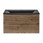 Тумба под раковину Vincea Mia 900 подвесная, 2 выкатных ящика soft close, V.Oak