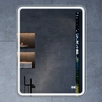 Зеркало Vincea LED VLM-3MA600-2 600х800 c сенсорным выключателем и диммером, антизапотевание