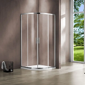 Душевой уголок Vincea Garda VSQ-1G800CL, 800*800, хром, стекло прозрачное