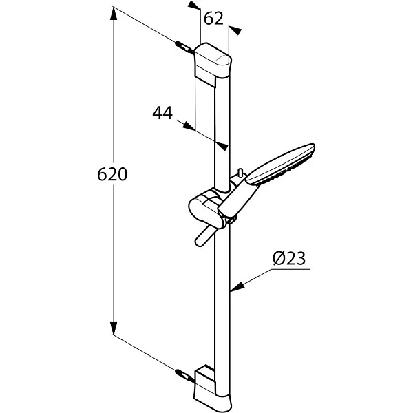 Душевой гарнитур Kludi Freshline 1S 6783005-00