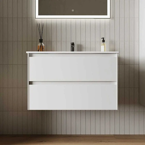 Тумба под раковину подвесная Sancos Cento CN80W, 81 см