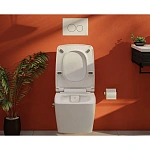 Унитаз подвесной с функцией биде и встроенным смесителем VITRA Metropole 7672B003-1684 безободковый
