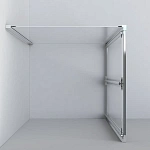 Душевой уголок Vincea Garda VSR-1G9090CL, 900*900, хром, стекло прозрачное