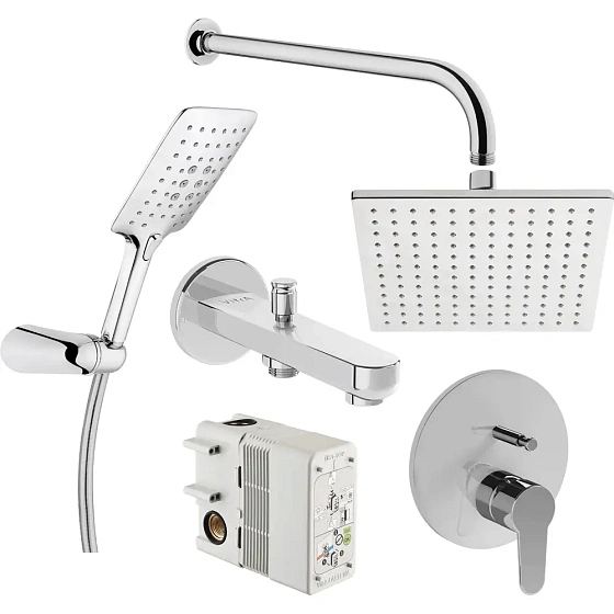 Встраиваемая душевая система для ванны и душа VITRA Win S A49283EXP
