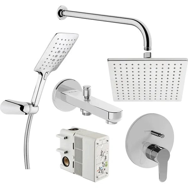 Встраиваемая душевая система для ванны и душа VITRA Win S A49283EXP