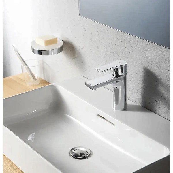 Смеситель для раковины Kludi Zenta SL 482980565 с донным клапаном