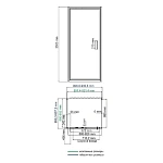 Душевой уголок WasserKRAFT Salm 90х90 см 27I43