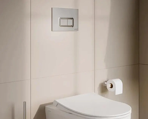 Система инсталляции для унитазов VITRA V12 762-5800-01 с кнопкой смыва 740-0680
