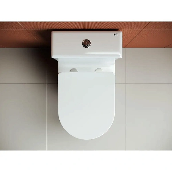Унитаз-компакт Ceramica Nova Highlight CN1802 безободковый