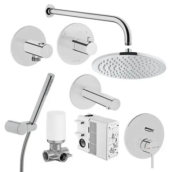 Встраиваемая душевая система для ванны и душа VITRA Origin A49286EXP
