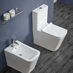 Унитаз-компакт Vincea Q-Line VT2-12, безободковый с микролифтом