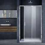 Душевая дверь Vincea Alpha VDS-3AL120MT, 1200, хром, стекло текстурное
