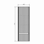 Шкаф-пенал подвесной Comforty Марсель 40 см, 00-00012273CF