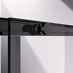 Душевой уголок Vincea Slim-N VSR-4SN9014CLB, 1400*900, черный, стекло прозрачное