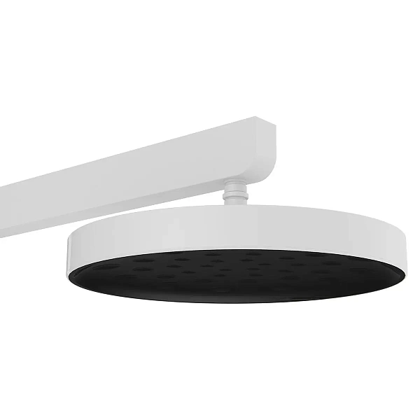 Душевая стойка Vincea Inspire VSFS-3I11W с изливом, 30см верх душ, белый