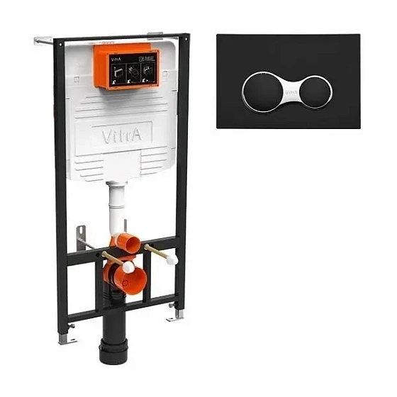 Система инсталляции для унитазов VITRA Uno 730-5800-01EXP с кнопкой смыва