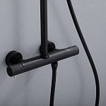 Душевая стойка Vincea Desire VSFS-1D0TMB термостатическая, черный