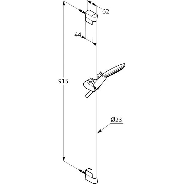 Душевой гарнитур Kludi Freshline 1S 6784005-00