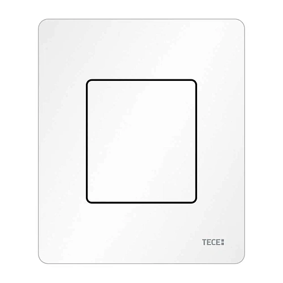 Кнопка смыва Tece TECEsolid 9242433 белая матовая