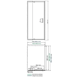 Душевой уголок WasserKRAFT Berkel 80х100 см 48P29